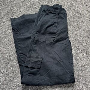 Wild Fable Junior’s Sz S Black Cargo Pants Y2K Grunge Punk Goth Monochrome